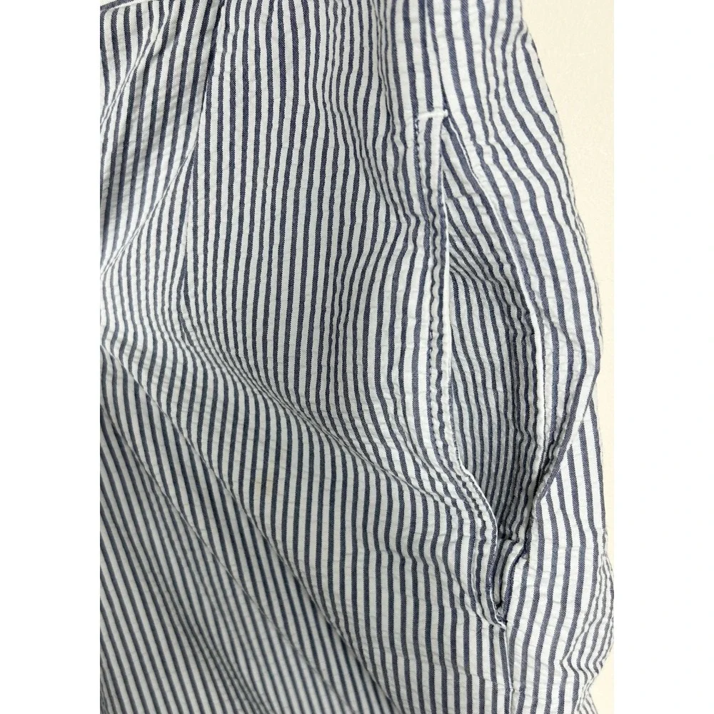 Polo Ralph Lauren Shorts Men 40 Blue Tyler Seersucker Striped Cotton 90s Vintage